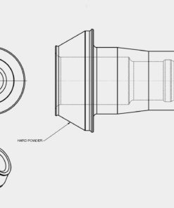 2 Step Bit Sleeve J35 with Hard Powder .010 Over