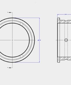 Shear Downdrive Bushing with Grease Groove