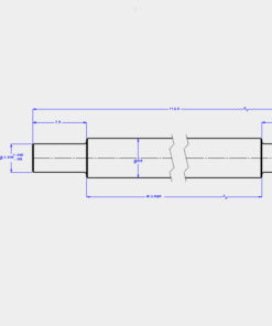 WATER WIPER ROLLER 112 OAL X 97" 3-15/16 BEARING ENDS