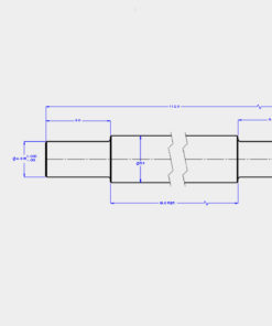 WATER WIPER ROLLER 112 OAL X 97" 4-15/16 BEARING ENDS